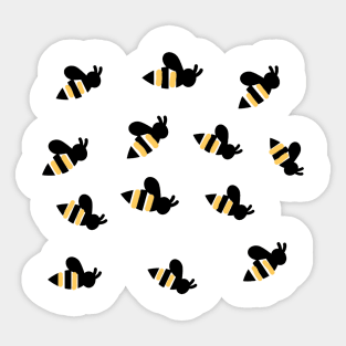 Bumblebees forever Sticker
